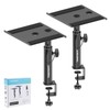 Vondynote Set of 2 Studio Monitor Stands Desktop Clamp Speaker