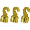 Grandfather Clock Weight Shell Hook Set of 3 Pieces Older