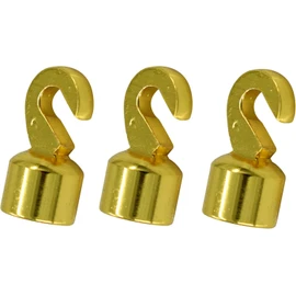 Grandfather Clock Weight Shell Hook Set of 3 Pieces Older Style 3/4 inch Hook Vintage Clock Repair Parts