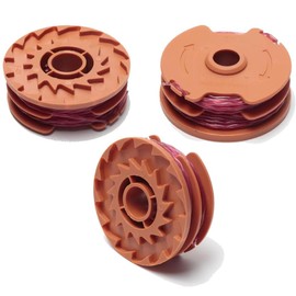 3pcs WX100 Strimmer Line Strimmer Spool Compatible with Worx WG119E Strimmer,Autofeed Spool and Line For McGregor MET6032 MET4530 MET3525