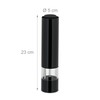 Relaxdays Salt and Pepper Mill, Set of 2, Stainless Steel,