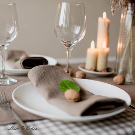 Linen & Cotton Hygge Tablecloth 100% Linen
