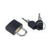 Dnyta 5 Pack Black Mini Padlocks with Keys Small Locks