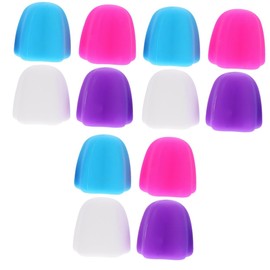 Gatuida 12pcs Toothpaste Caps Self-closing Toothpaste Covers for Clean and Tidy Bathroom Easy Installation Compact Design Suitable for Tubes