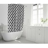 Le Jardin du Lin Digitally Printed Shower Curtain, Bath Curtain,