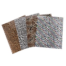 TEHAUX 4 Sheets Waterproof Lettering Film Foil for T-Shirt Heat Transfer Membrane DIY Logo Iron on Film Random Color