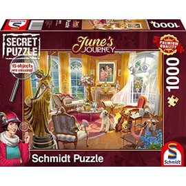 Schmidt Spiele 59975 Junes Journey Orchid Salon 1000 Piece Jigsaw Puzzle