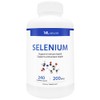 ML Naturals Selenium 200mcg 240 Vegetable Capsules. Supports Immune Health.