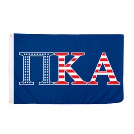 Pi Kappa Alpha Pike USA Pattern Letter Fraternity Flag 3 feet x 5 feet Banner Sign Decor (Flag - USA)