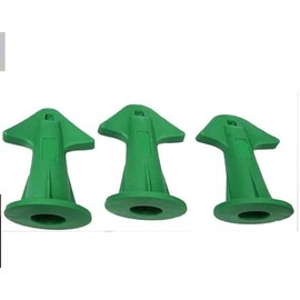 3pcs Caulk Nozzle Applicator Sealant Finishing Tool for Building Window balcony There is a caulking Finisher on The Caulk Nozzle, so You can Save a lot of time Through Smooth (Green)