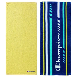 Champion 5065016800 Face Towels, Set of 2, Approx. 13.4 x 31.5 inches (34 x 80 cm), Free Yellow