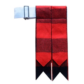 AAR Tartans Kilt Flashes with Heavy Buckle Elastic Adjusters Fit