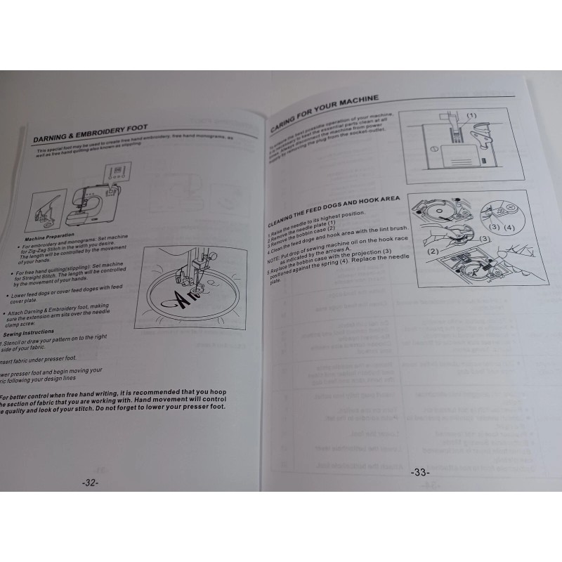 Singer FW75 Instruction Manual for Sewing Machine (reproduction)
