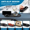 Herxsin Multifunction Car Anti-Slip Mat, Car Dashboard Mobile Phone Holder,