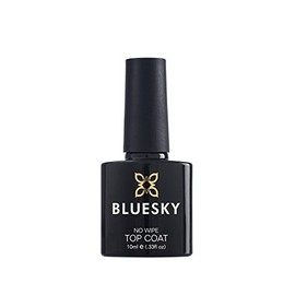 Bluesky NO WIPE TOP COAT UV/LED Gel Nail Polish, 10 ml