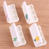 TopHomer Travel Pill Organizer 3 Compartments Portable Pill Case Buckle