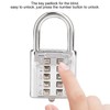 Socobeta Digital Padlock 10 Digit Combination Code with Dedicated Button