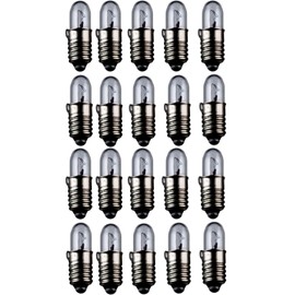 WireThinx L-55 Small Lamps Subminiature 0.30 W 6 V Socket E5.5 4.7 x 15 mm Set of 20