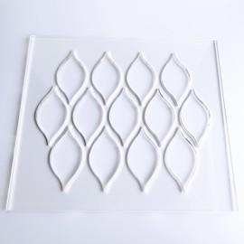 Tear Drop Router Template, Router Inlay Template, Clear Acrylic Router Jig, Woodworking Template, Craft Template