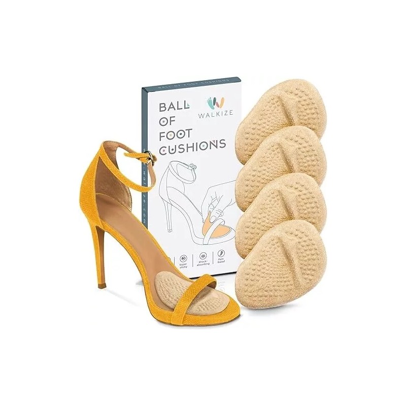 Walkize Metatarsal Pads for Women Ball of Foot Cushion Foot