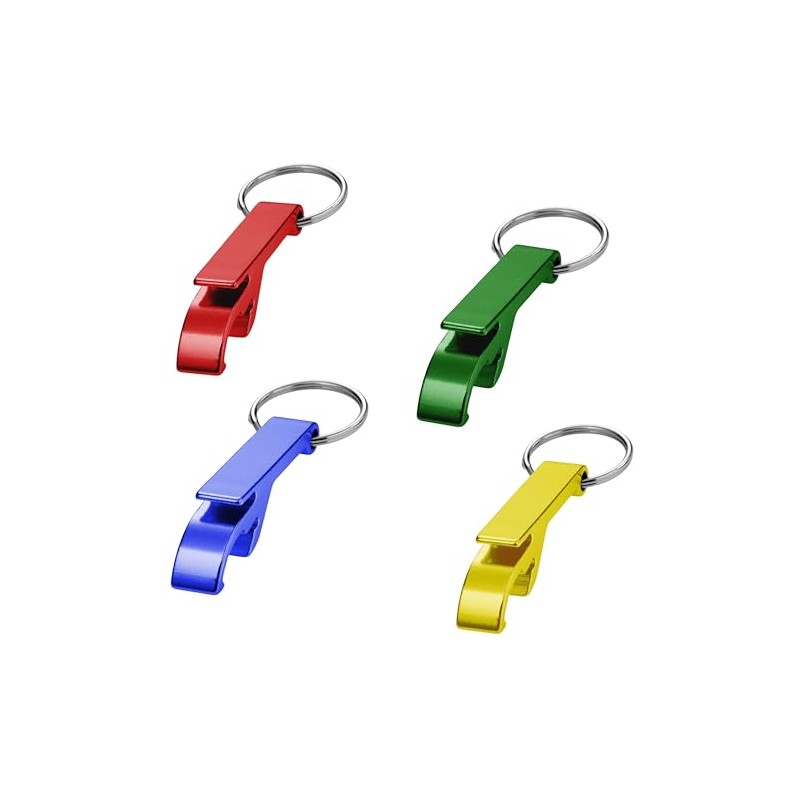 4 Colourful Key Ring with Bottle Opener Bottle Opener Can