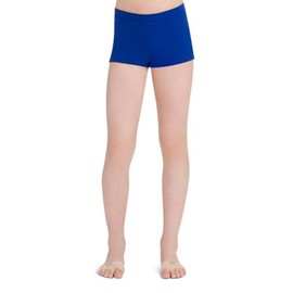 Capezio Kids Boy-Cut Low Rise Short, Royal,