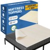 Greaton, 1-Inch Convoluted Copper-Infused Memory Foam Mattress Toppers, Cooling and