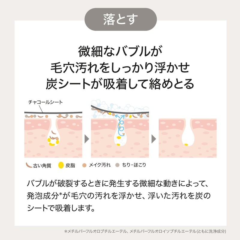 ByUR バイユア スキントーニング バブルマスク 4枚 韓国コスメ 毛穴ケア 毛穴洗浄 毛穴汚れ 黒ずみ毛穴