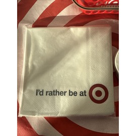 Spritz Mini Target Shopping Basket Paper Plate Napkin Set Bullseye Logo Spritz Party