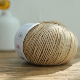 Lerchiyar Merino Wool Blend Yarn, Superwash Anti-Pilling, Sport Weight for Knitting and Crocheting DIY Scarves Sweaters Gloves Socks, 1.76 oz/50g per Ball 150 Yards(62-Maltose,3 Balls), 62Maltose