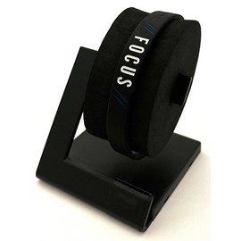 Motivational FOCUS black Rubber Wristband Bracelet