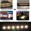 RUNCCI-YUN 5 x 12-18 V 6-LED House Lighting 10 cm
