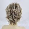 CZLHLZ Women's Fashion Short Synthetic Wigs Pixie Cut Blonde Ombre