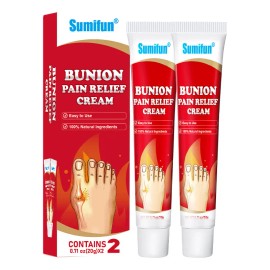 2 Cremas Para Aliviar El Dolor De Juanetes Y Pomada Para Jua