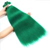 Pre-Stretched Braiding Hair Extensions Green Braiding hair 26 inch 3