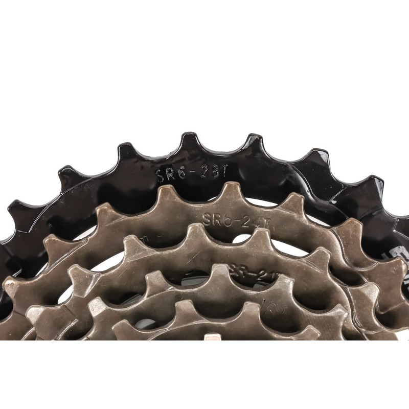 Unknown Bicycle 6 Speed Cog Gear 14-28 Teeth Sprocket Chain
