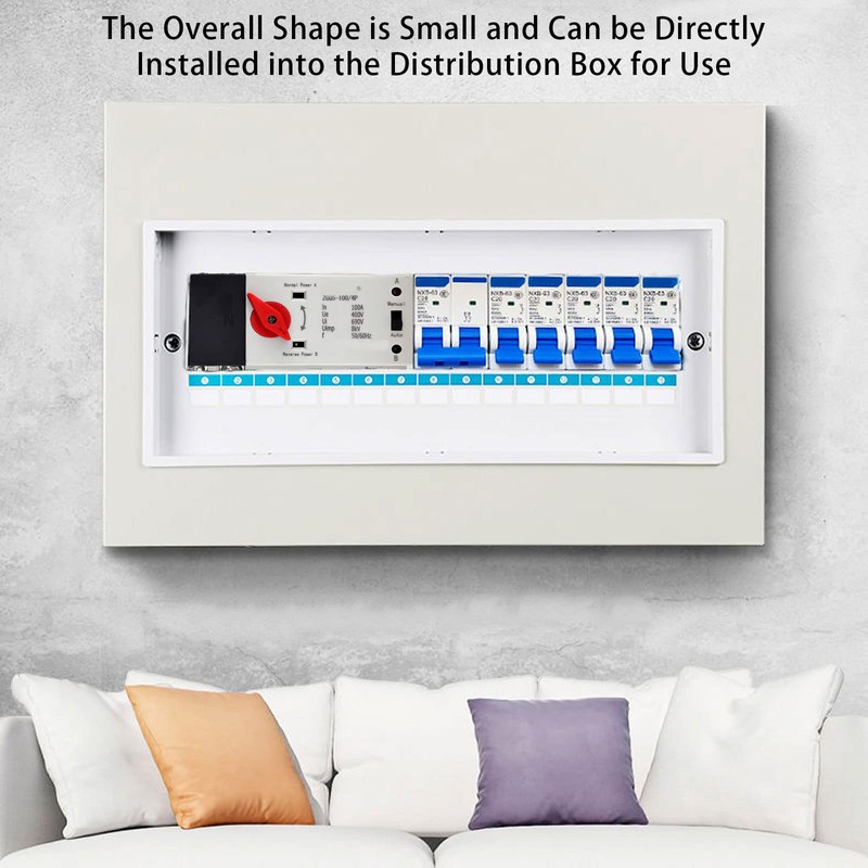 Dual Power Automatic Transfer Switch - 4P 100A 220V Changeover