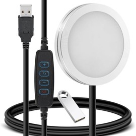 LUFECHO Compatible with Bambu Lab LED Lamp 001 Kit, LED Creative Lighting Kit for 3D Printers for Crafting Nightlight Models, Features Adjustable Three-Color Lighting and Timer Functions