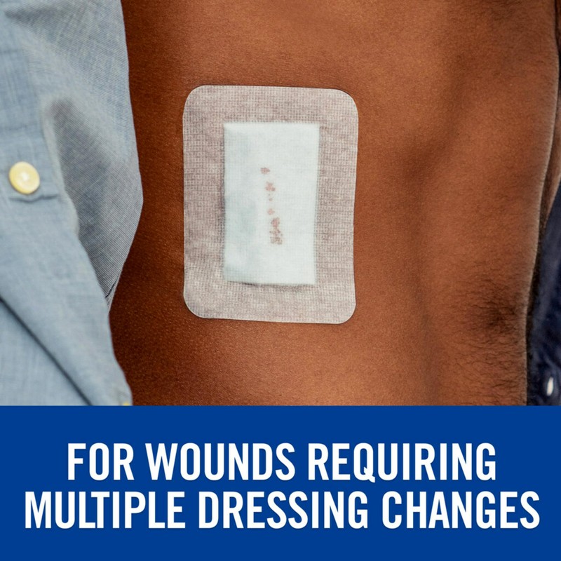 Nexcare Strong Hold Pain-Free Removal Adhesive Pads, 3 x 4