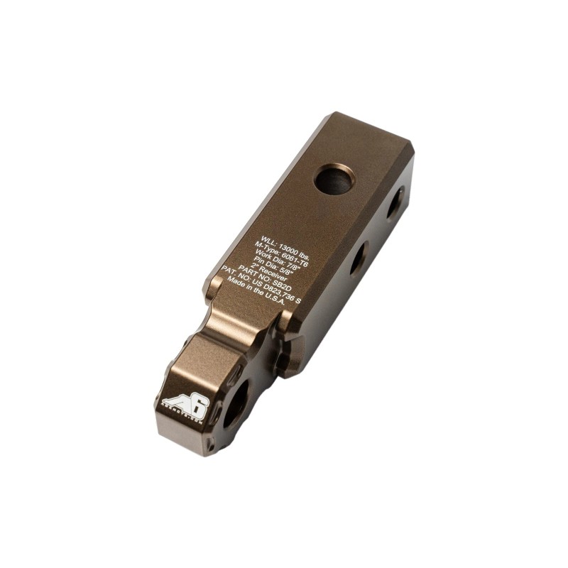 Agency 6 Recovery Shackle Block Assembly 2" Bronze - Hitch