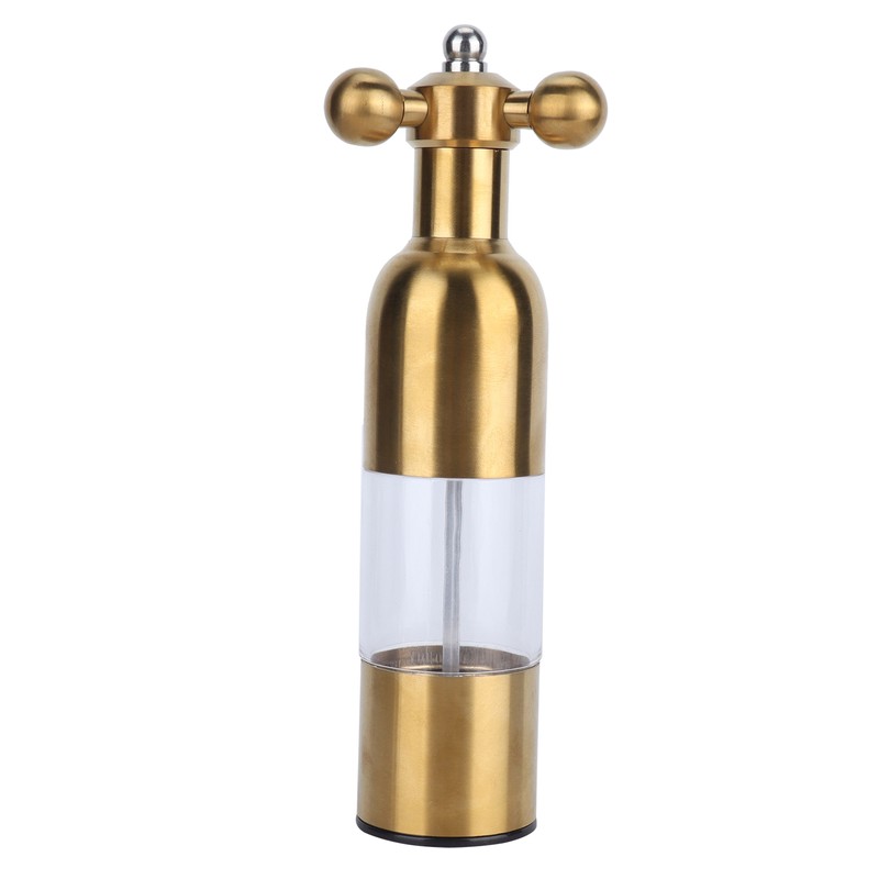 Stainless Steel Pepper Mill Manual Faucet Valve Shape Black Pepper
