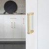 BUKOBYHE 10 Pack 3 Inch (76mm) Brushed Brass Kitchen Cabinet