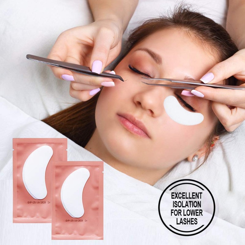 Qleng Under Eye Pads, Lint Free Lash Extension Eye Gel