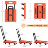 SOYO Folding Hand Truck, 500lbs Heavy Duty Dolly, Portable 6