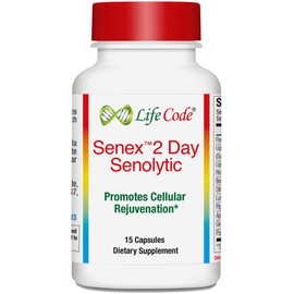 Senex 2 Day Senolytic Complex Supports Elimination of Senescient Cells, Rejuvenation, Anti-Aging with 10 Ingredients Including Fisetin, Quercetin, Apigenin, Piperlongumine, ...