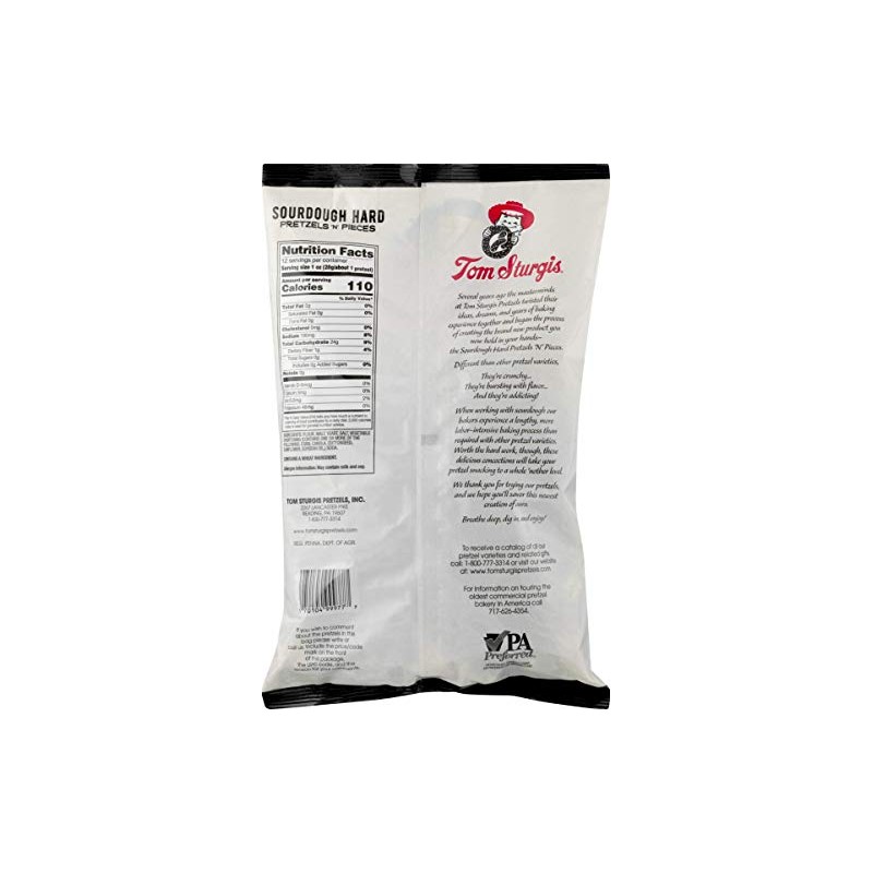 Tom Sturgis Sourdough Hard Pretzels 'N' Pieces 12 oz. Bags
