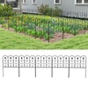 kinbor Tall Garden Fencing Rustproof Border Fence Edging Heavy Duty