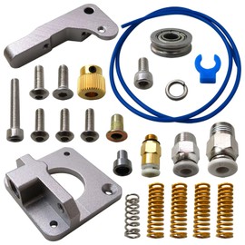 GRABOTE Ender 3 Pro 3D Printer Ender 3 CR-10 Extruder Upgraded Aluminum Metal MK8 Bowden Extruder 40 Teeth Drive Gear Filament w/Capricorn Bowden Tubing for Ender 3 Pro,Ender 5,CR-10 Series