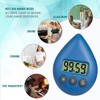 Xdealcozyxc Digital Shower Timer, Bathroom Clock Water Drop Shape, Blue