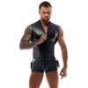 mens overall&cuffs L black